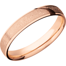 14K Rose Gold + Polish Finish
