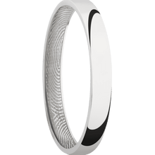 10K White Gold + Polish Finish