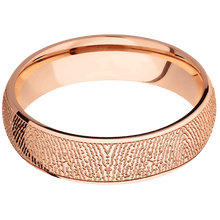 14K Rose Gold + Polish Finish