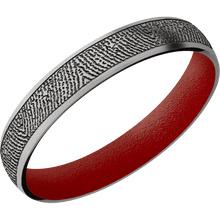 Titanium + Satin Finish + Habanero Red