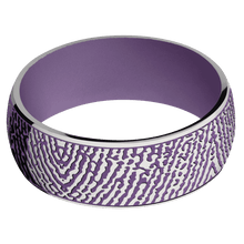 Titanium + Polish Finish + Bright Purple