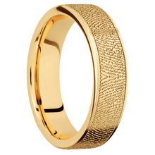 14K Yellow Gold + Satin Finish