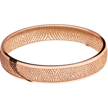 14K Rose Gold + Polish Finish