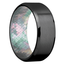 Zirconium + Anglesatin , Polish Finish + Black Mother of Pearl