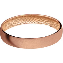 14K Rose Gold + Sand Finish