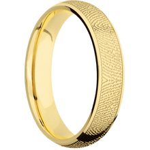 14K Yellow Gold + Polish Finish