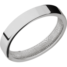 18K White Gold + Polish Finish