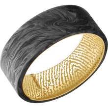 Forged Carbon Fiber + None Finish + 10K Yellow Gold