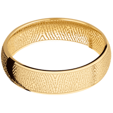 18K Yellow Gold + Polish Finish