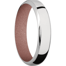 Stainless Steel + Polish , Polish Finish + Rose Gold