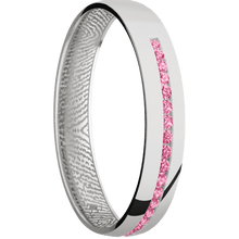 18K White Gold + Polish Finish