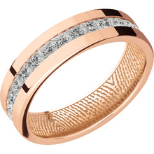 14K Rose Gold + Polish Finish