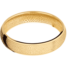 14K Yellow Gold + Polish Finish