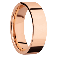18K Rose Gold + Polish Finish