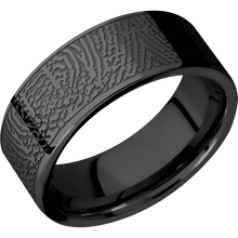 Zirconium Fingerprint Ring