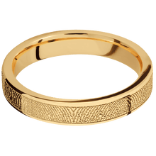 14K Yellow Gold + Polish Finish