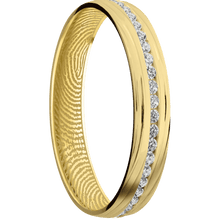 10K Yellow Gold + Treebark3 Finish