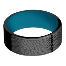 Zirconium + Polish Finish + Sea Blue