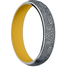 Palladium Silver + Satin Finish + Metallic Yellow