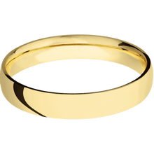 14K Yellow Gold + Polish Finish