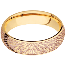 14K Yellow Gold + Polish Finish