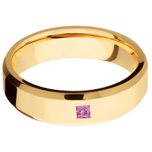 14K Yellow Gold + Polish , Polish Finish