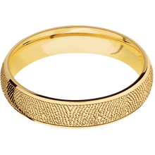14K Yellow Gold + Polish Finish + 18K Yellow Gold