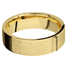 14K Yellow Gold + Polish Finish