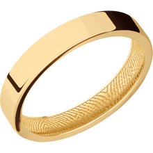 14K Yellow Gold + Polish Finish