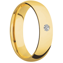 18K Yellow Gold + Polish Finish
