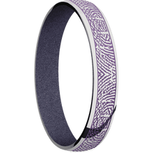 Stainless Steel + Polish Finish + Crushed Orchid