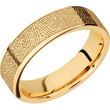 14K Yellow Gold + Polish Finish