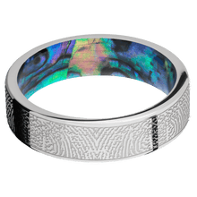 Stainless Steel + Polish Finish + Abalone