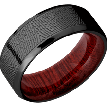 Zirconium + Polish , Polish Finish + Blood Wood