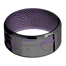 Zirconium + Polish , Polish Finish + Wild Purple