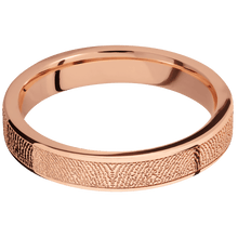 14K Rose Gold + Polish Finish