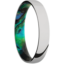 Titanium + Polish Finish + Abalone