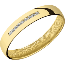 10K Yellow Gold + Polish Finish