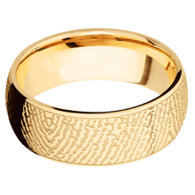 14K Yellow Gold + Polish Finish