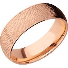 14K Rose Gold + Satin Finish