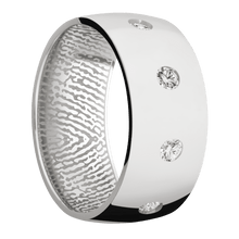 Palladium Silver + Polish Finish