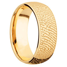 14K Yellow Gold + Polish Finish