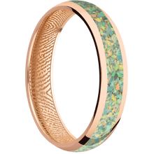 14K Rose Gold + Polish Finish