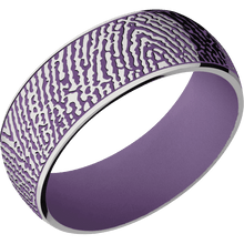 Titanium + Polish Finish + Bright Purple