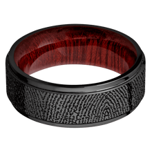 Zirconium + Polish , Polish Finish + Blood Wood