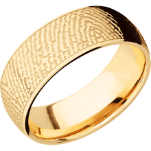 14K Yellow Gold + Polish Finish
