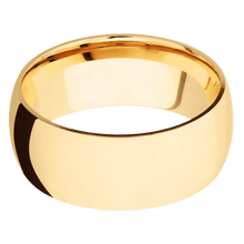 14K Yellow Gold + Polish Finish