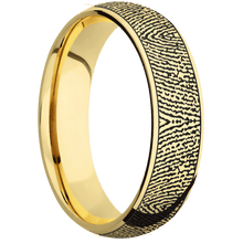 14K Yellow Gold + Polish Finish