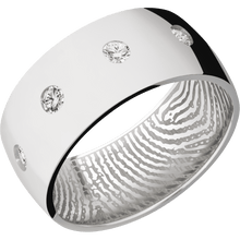 Palladium Silver + Polish Finish