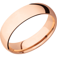 14K Rose Gold + Polish Finish